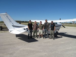 Der Flieger wartet