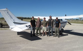 Der Flieger wartet