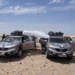 Erste Pause in der Sahara